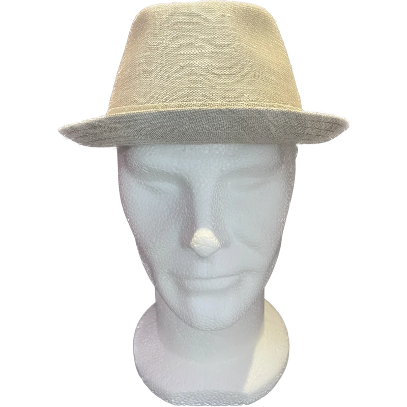 Chapeau Trilby maronne