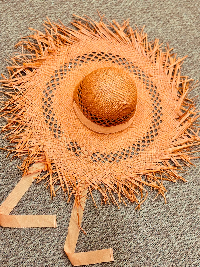 Chapeau orange SOLEIL