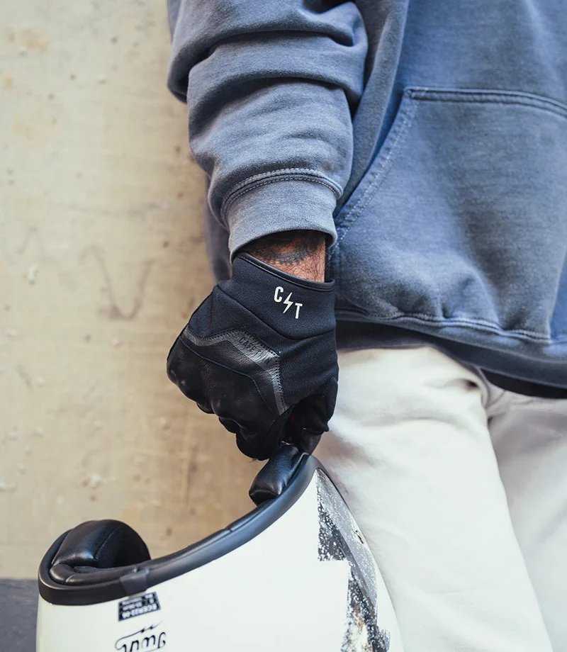 Guanti Estivi Moto ACE Neri Cafe Twin