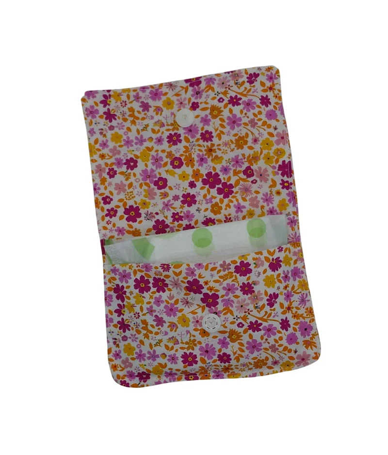 Pochette "Protection hygiénique"- Modèle " Rêve de Fleur" - Discrète & Pratique