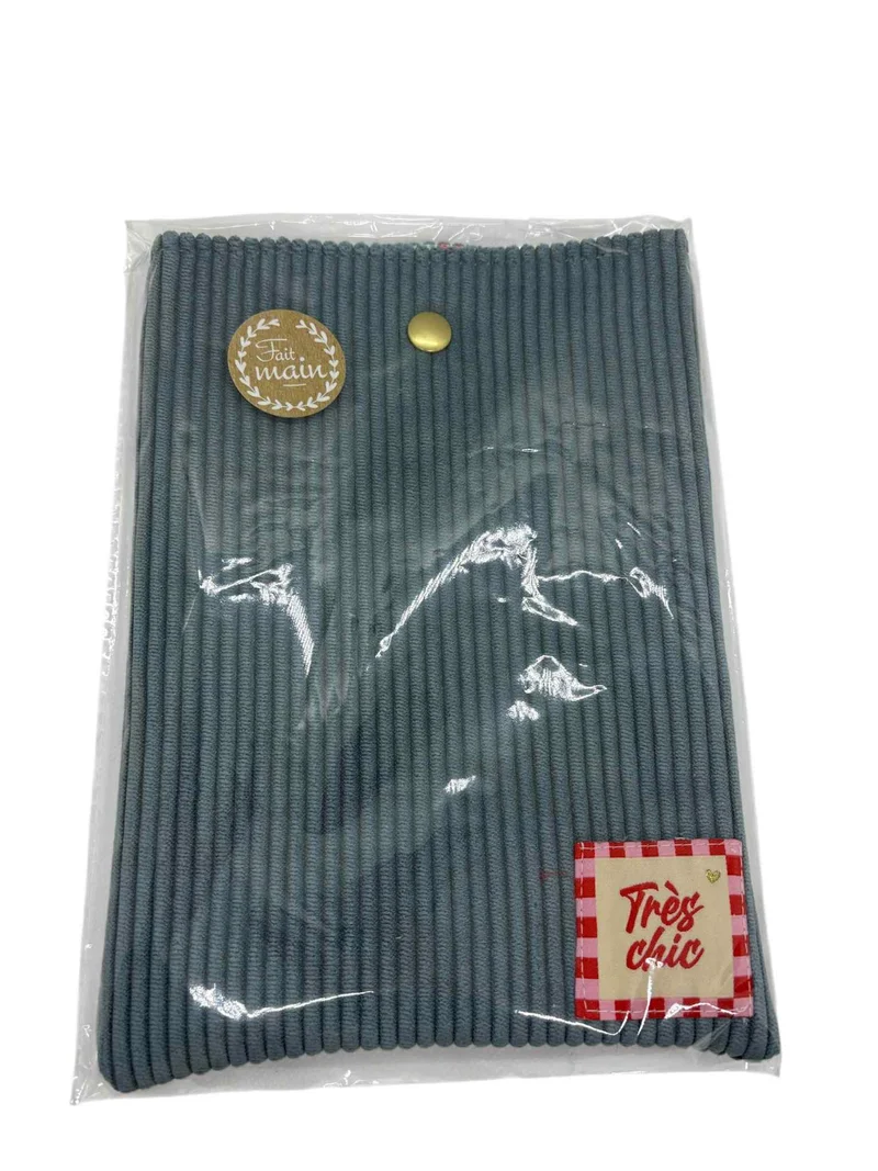 Pochette livre bleu " Ecrin de Pages " modèle petit