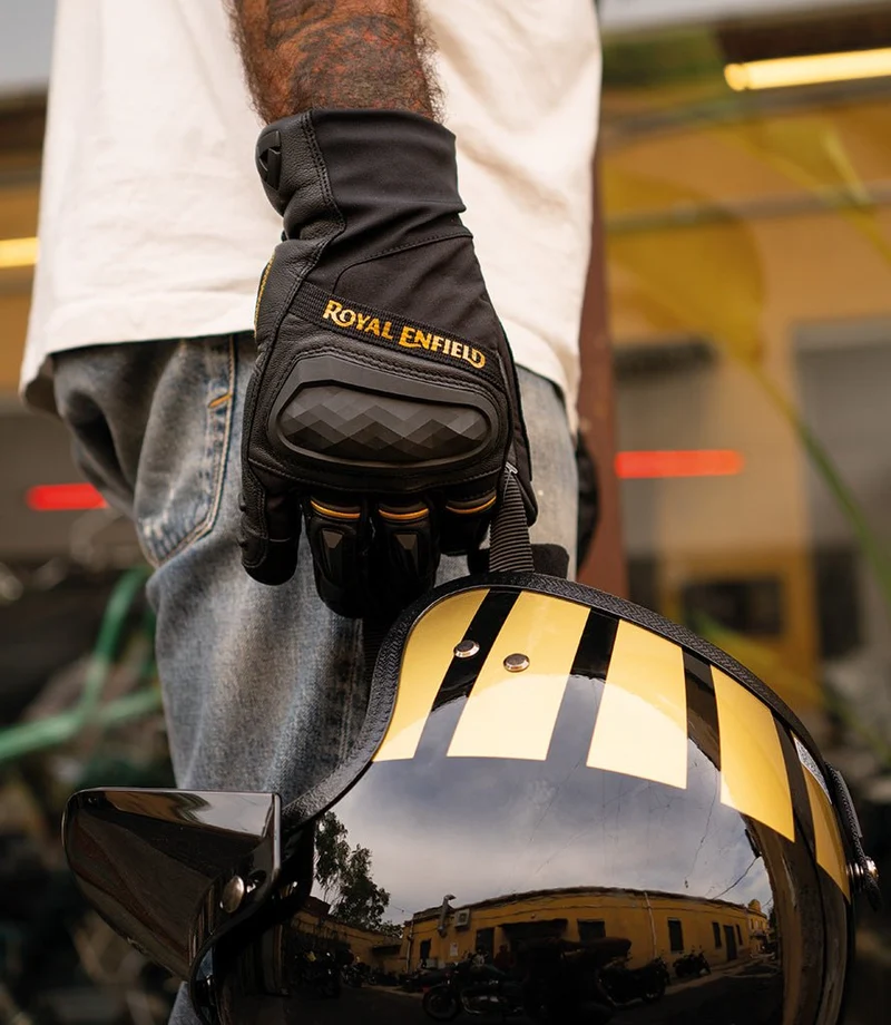 Guanti Royal Enfield x Revit Darcha Black
