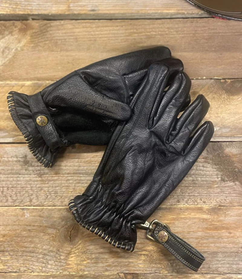 Guanti Moto Vintage 13 1/2 Loud Ride Neri