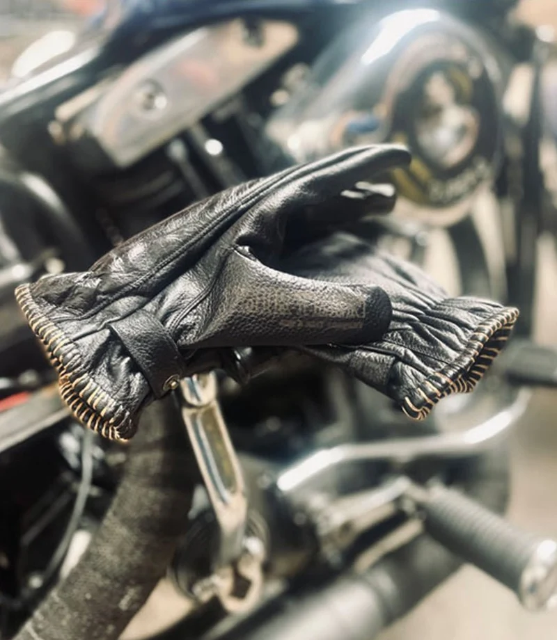Guanti Moto Vintage 13 1/2 Loud Ride Neri