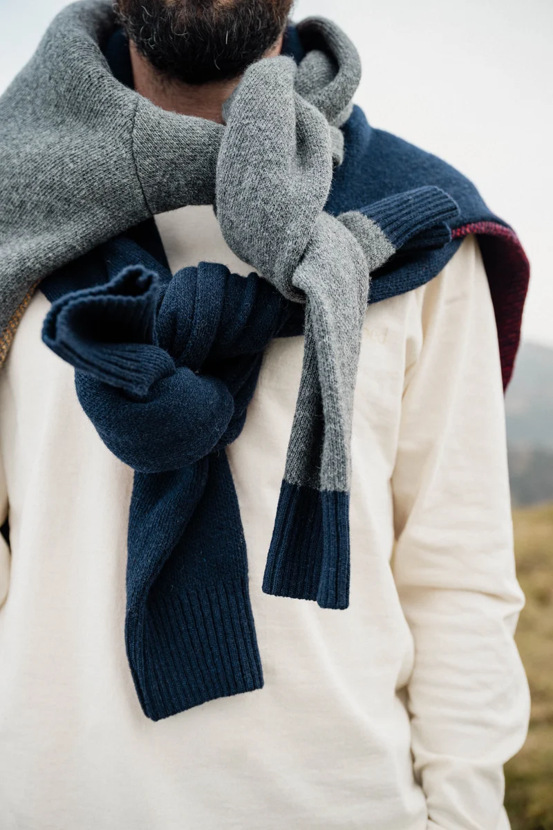 Pull chaud en laine recyclée Homme SNEJNI2