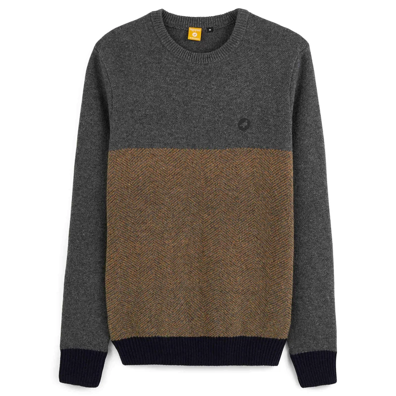 Pull chaud en laine recyclée Homme SNEJNI2