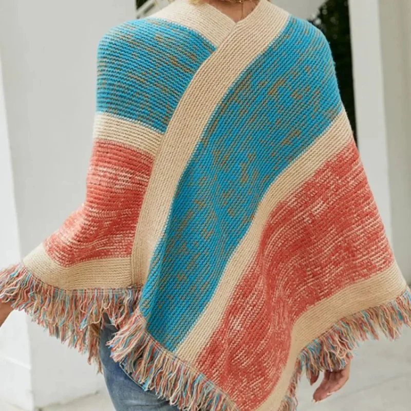 Poncho Plage Bohème Élégant