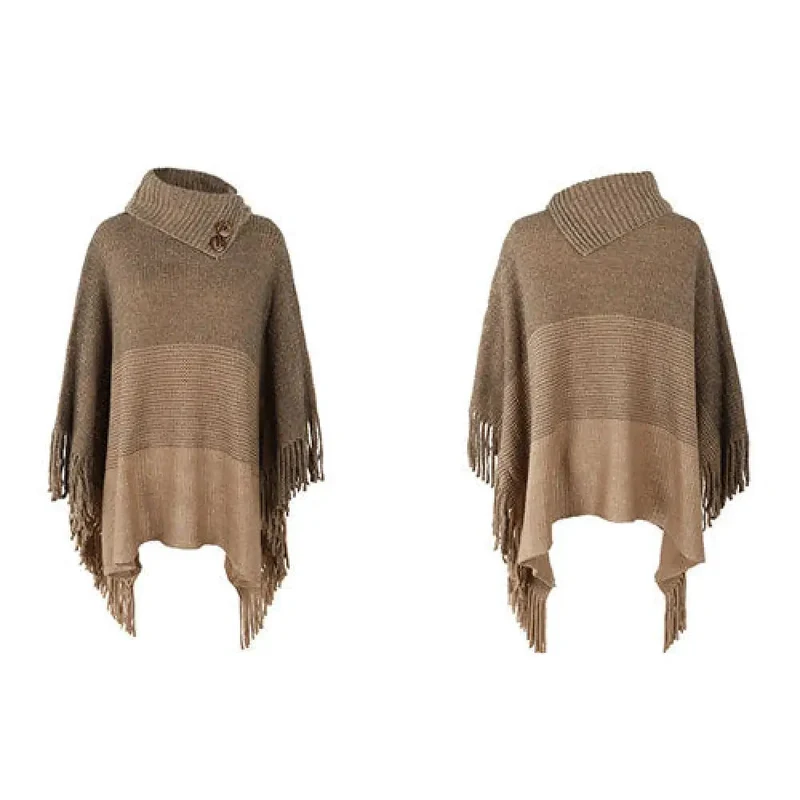 Poncho Chaud Boutons