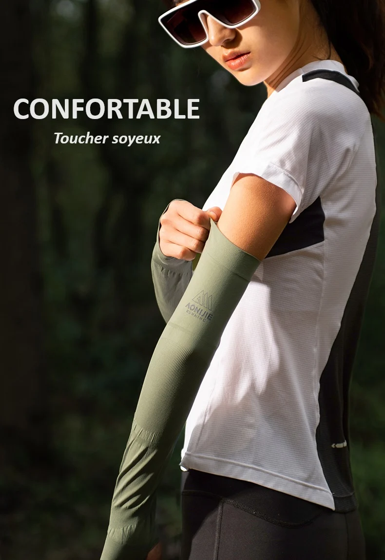 Manchette pour le trail / running top fit "Aonijie - E4122"
