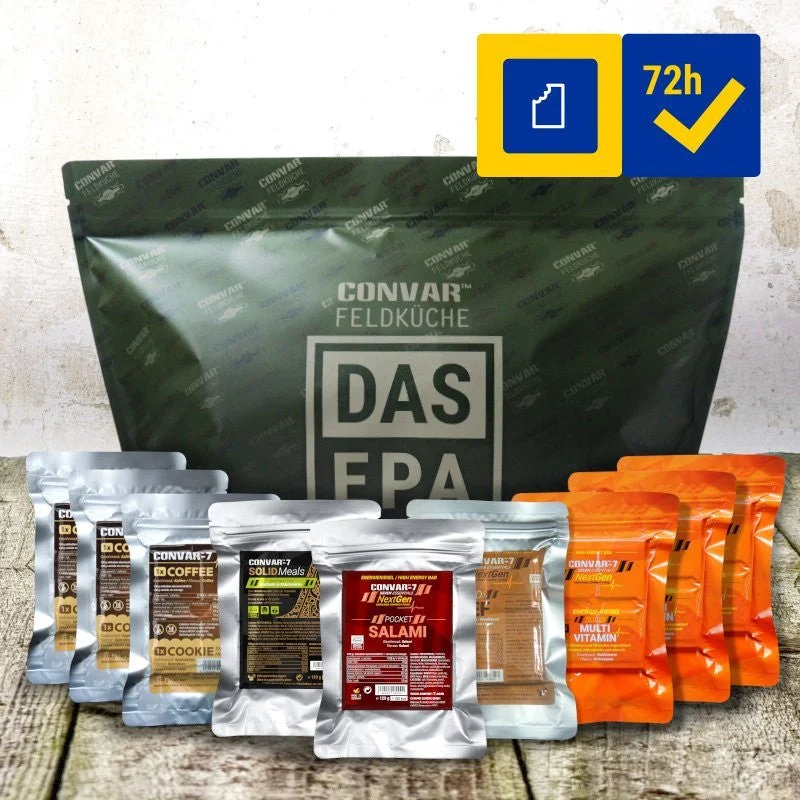 Sac d'évacuation & pack secours 48H-72H pour 1 personne "Planète-Rando - Survie First"