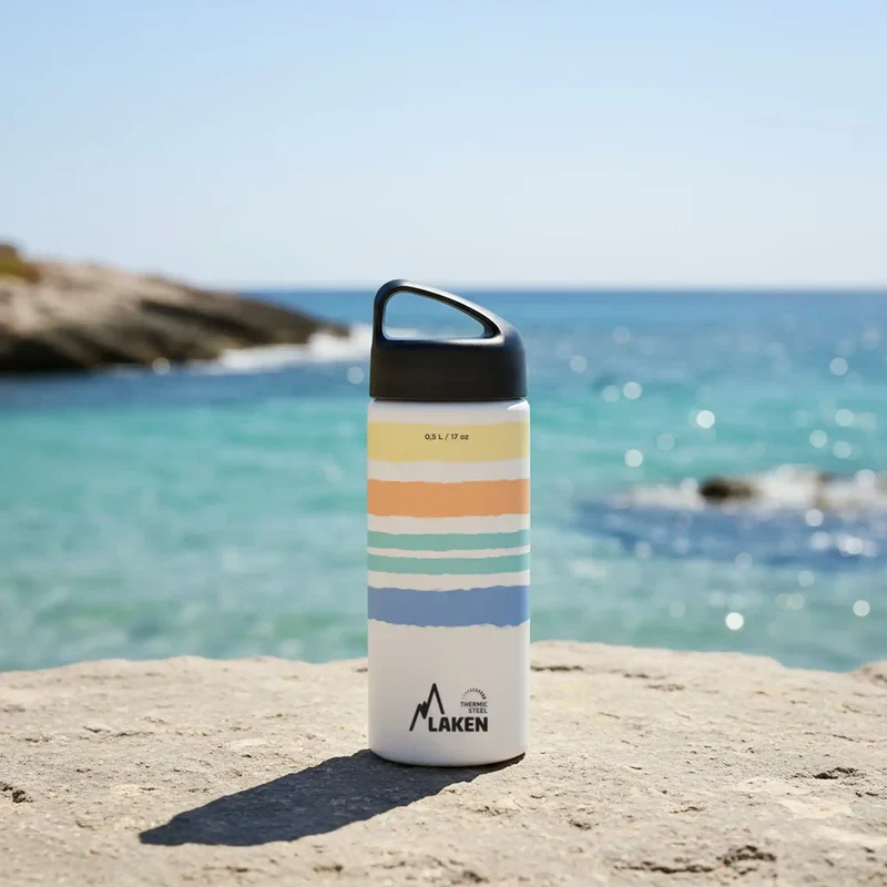 Gourde Isotherme en Acier Inoxydable Classic™ "Laken - Natural Horizons"