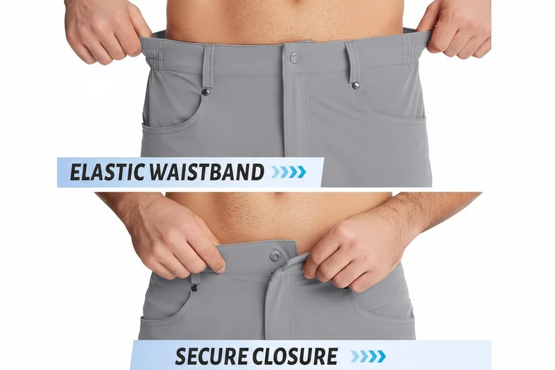 Short de sport à séchage rapide pour homme "Planète Rando - PT607"