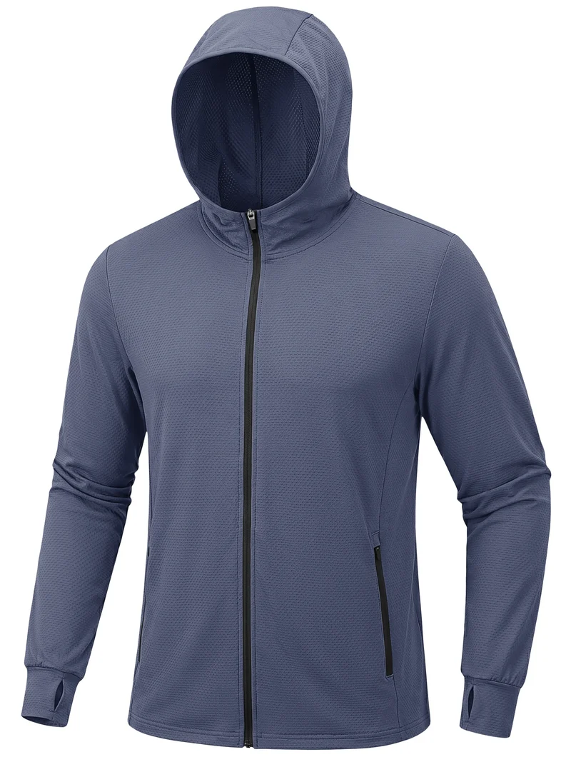 Hoodies / veste de protection solaire UPF 50+ pour homme "Planète Rando - HOD"