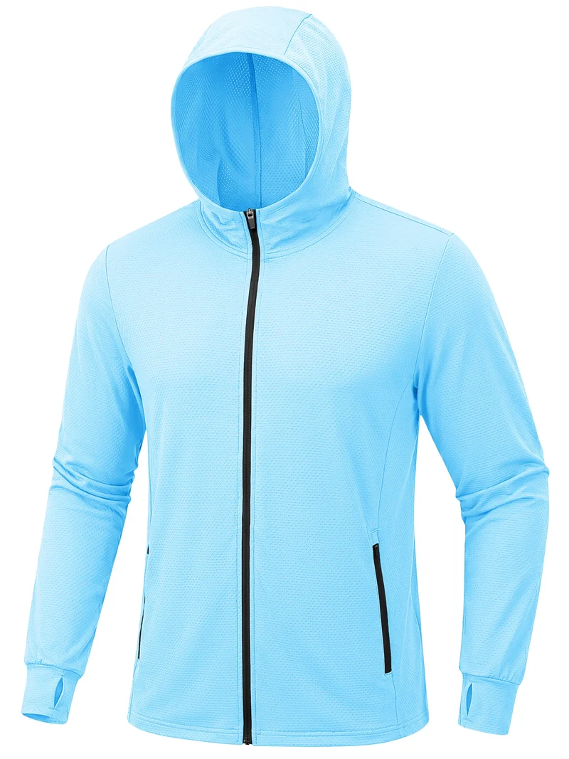 Hoodies / veste de protection solaire UPF 50+ pour homme "Planète Rando - HOD"