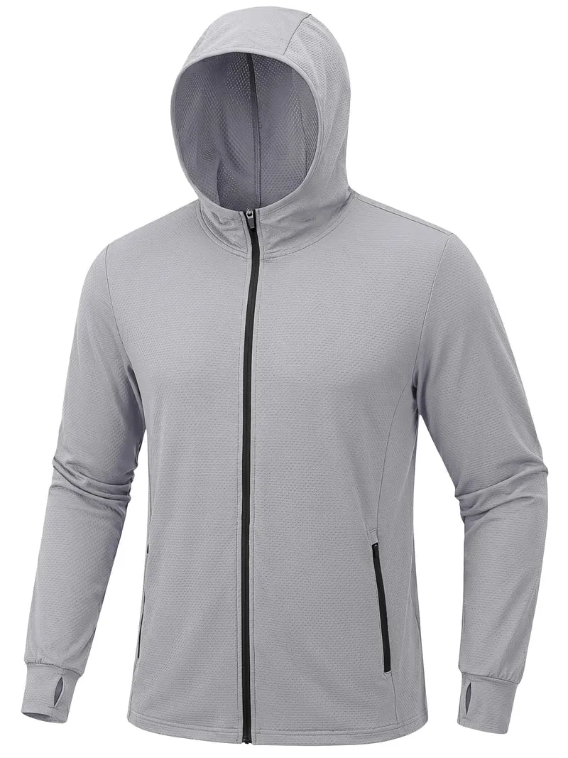 Hoodies / veste de protection solaire UPF 50+ pour homme "Planète Rando - HOD"
