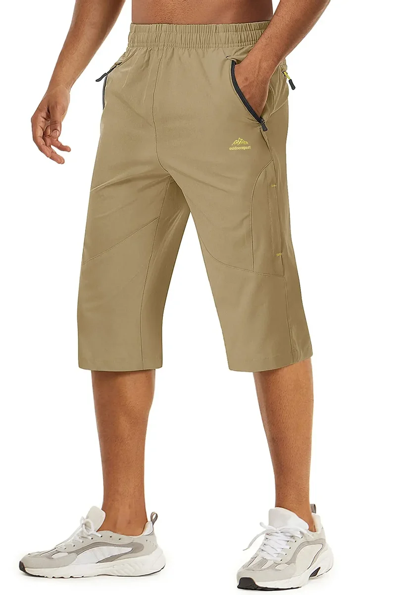 Short longueur 3/4 pour la randonnée avec poches zippées pour homme "Planète Rando - PT255"