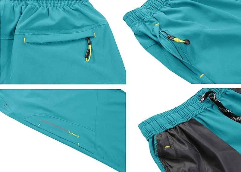 Short longueur 3/4 pour la randonnée avec poches zippées pour homme "Planète Rando - PT255"