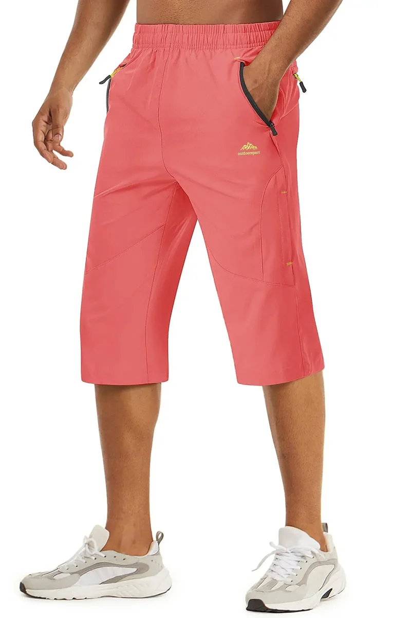 Short longueur 3/4 pour la randonnée avec poches zippées pour homme "Planète Rando - PT255"