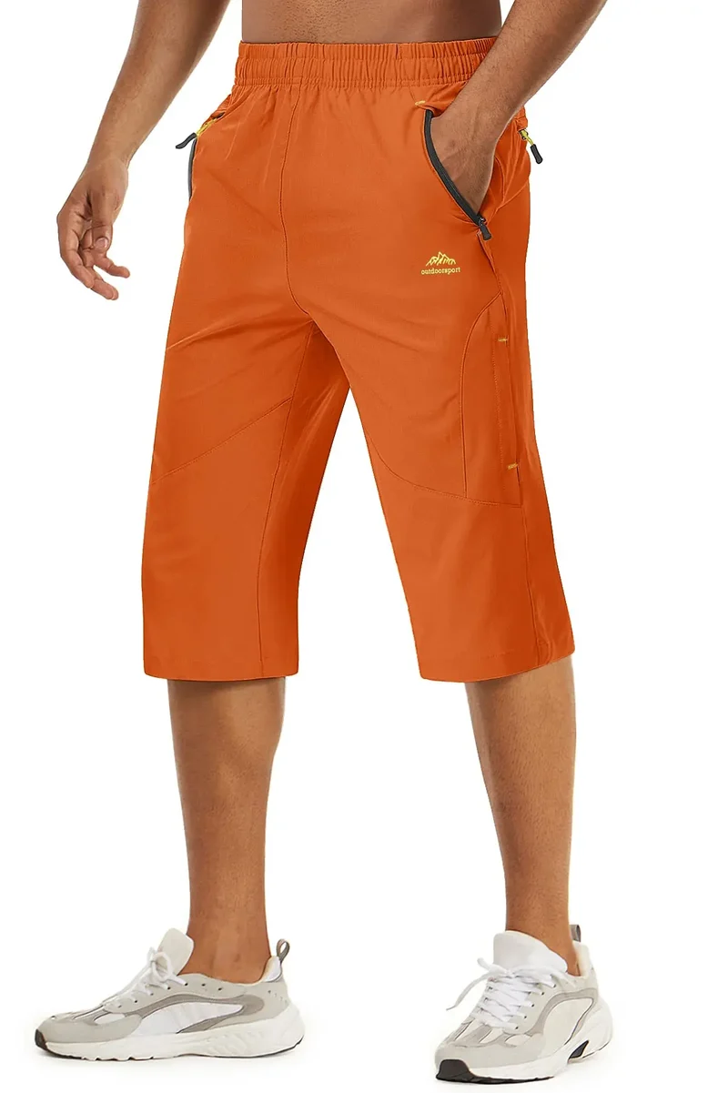 Short longueur 3/4 pour la randonnée avec poches zippées pour homme "Planète Rando - PT255"