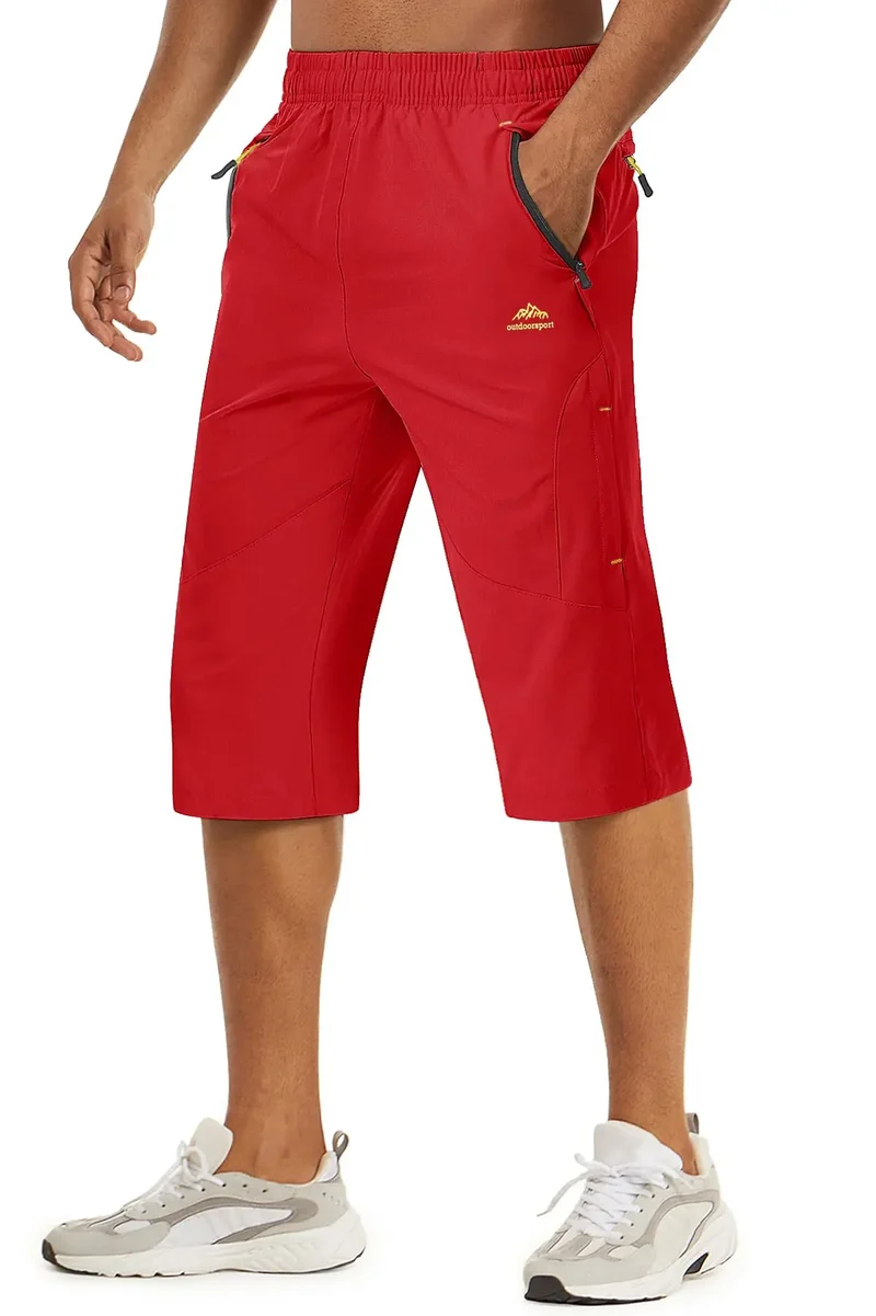 Short longueur 3/4 pour la randonnée avec poches zippées pour homme "Planète Rando - PT255"