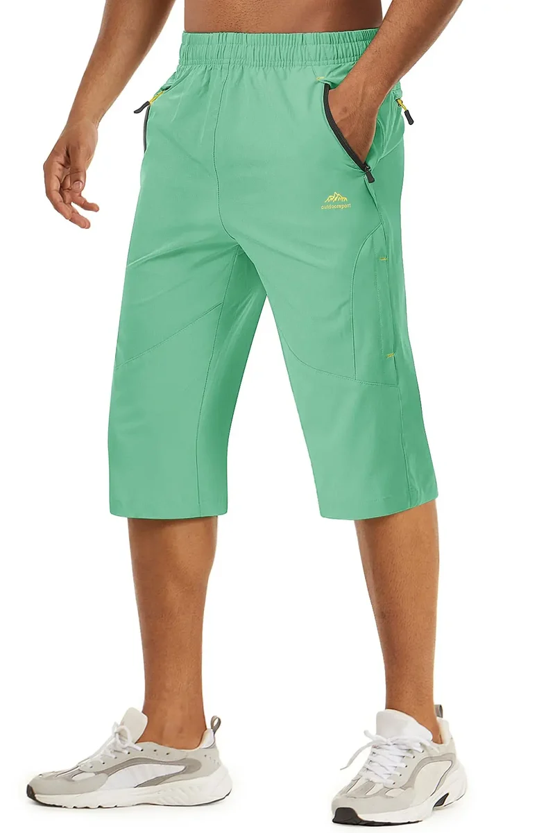 Short longueur 3/4 pour la randonnée avec poches zippées pour homme "Planète Rando - PT255"