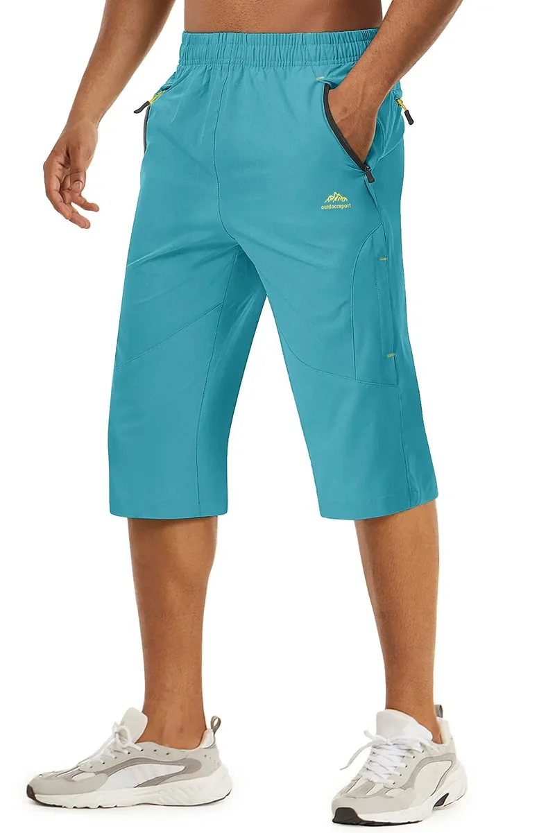 Short longueur 3/4 pour la randonnée avec poches zippées pour homme "Planète Rando - PT255"
