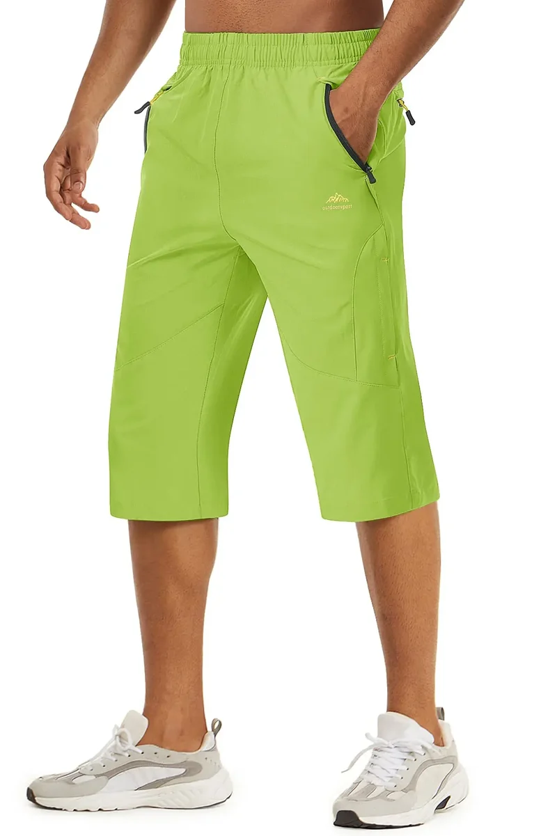 Short longueur 3/4 pour la randonnée avec poches zippées pour homme "Planète Rando - PT255"