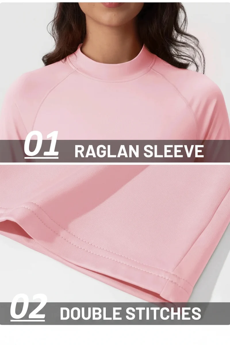 Sous-vêtement technique / sous-pull d'hiver doublé polaire pour femme "Planète Rando - TS329"