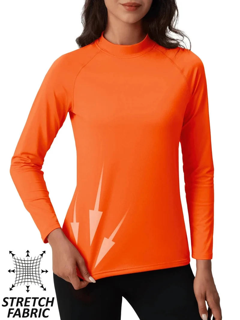 Sous-vêtement technique / sous-pull d'hiver doublé polaire pour femme "Planète Rando - TS329"