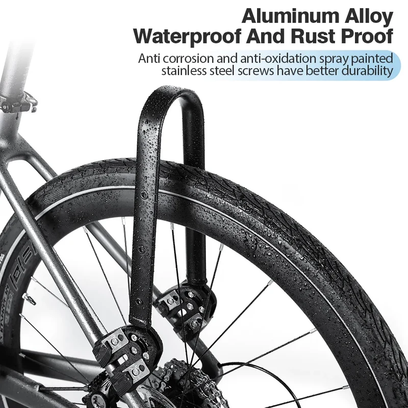 Porte sacoche sur fixation arrière en alliage d'aluminium pour VTT / Gravel "Newboler - HOL005 series"
