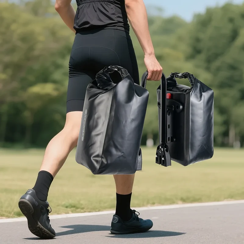 Porte sacoche sur fixation arrière en alliage d'aluminium pour VTT / Gravel "Newboler - HOL005 series"