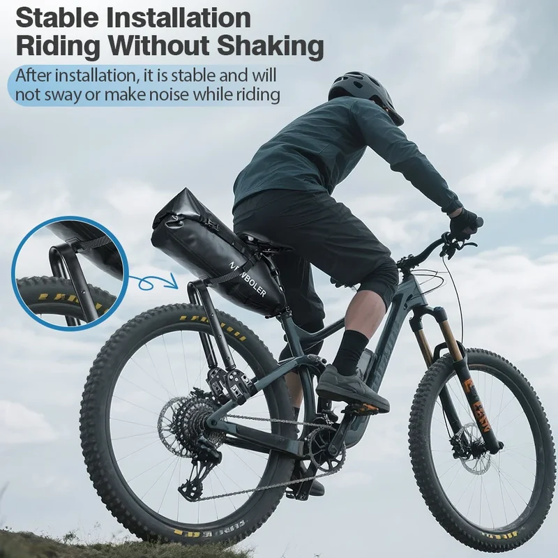 Porte sacoche sur fixation arrière en alliage d'aluminium pour VTT / Gravel "Newboler - HOL005 series"