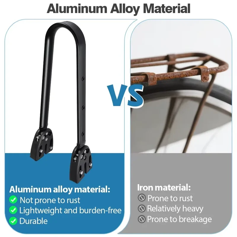 Porte sacoche sur fixation arrière en alliage d'aluminium pour VTT / Gravel "Newboler - HOL005 series"