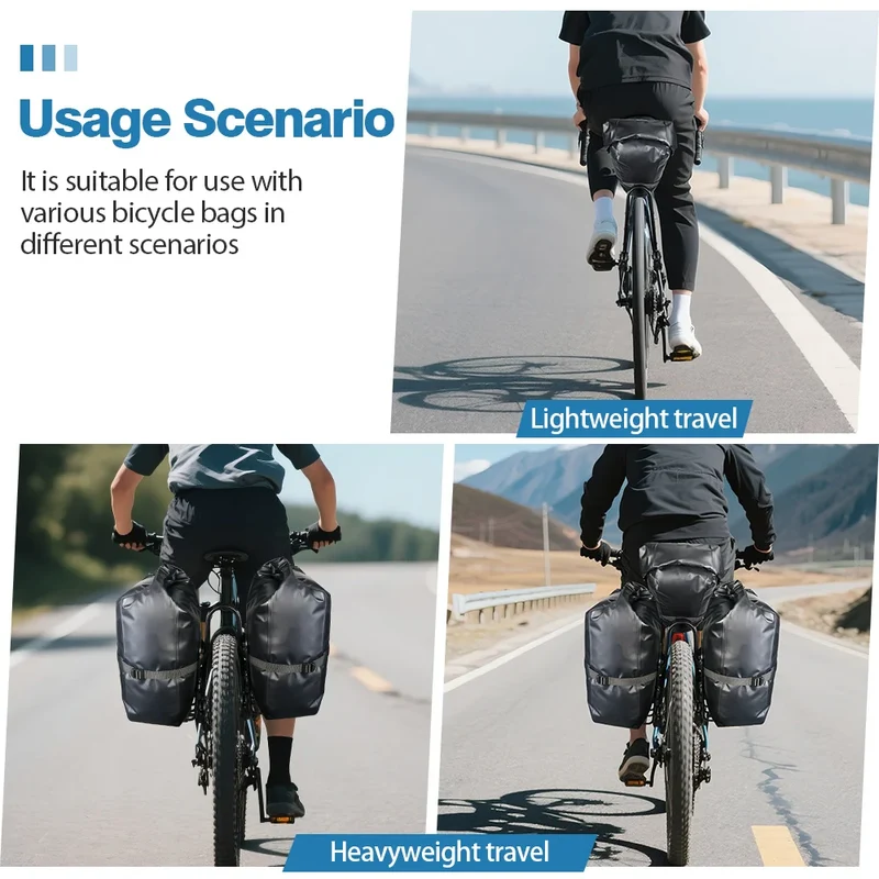 Porte sacoche sur fixation arrière en alliage d'aluminium pour VTT / Gravel "Newboler - HOL005 series"