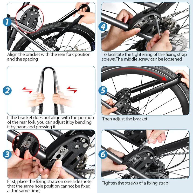 Porte sacoche sur fixation arrière en alliage d'aluminium pour VTT / Gravel "Newboler - HOL005 series"