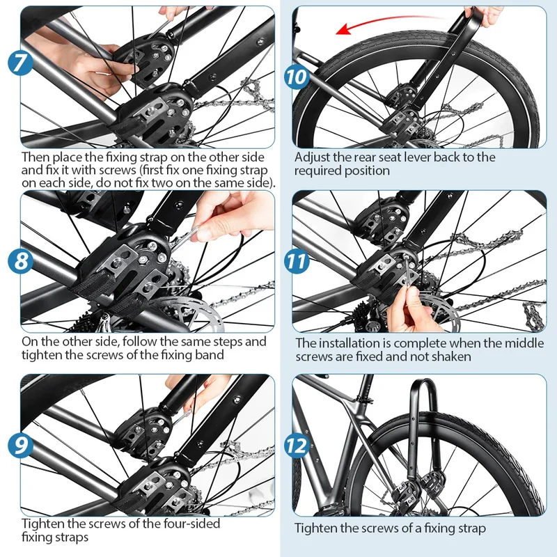 Porte sacoche sur fixation arrière en alliage d'aluminium pour VTT / Gravel "Newboler - HOL005 series"