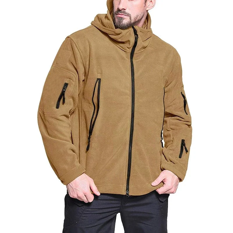 Softshell thermique / veste polaire tactique d'hiver pour homme "Planete Rando - ST100"