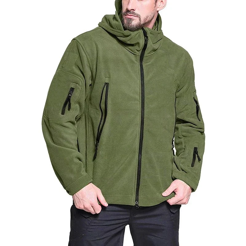 Softshell thermique / veste polaire tactique d'hiver pour homme "Planete Rando - ST100"