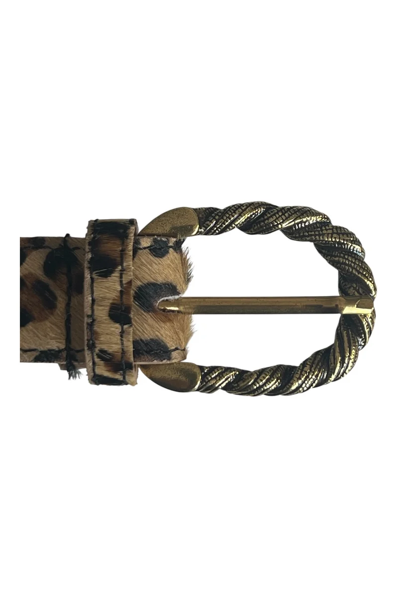 CEINTURE CUIR LEOPARD - 2170Leo