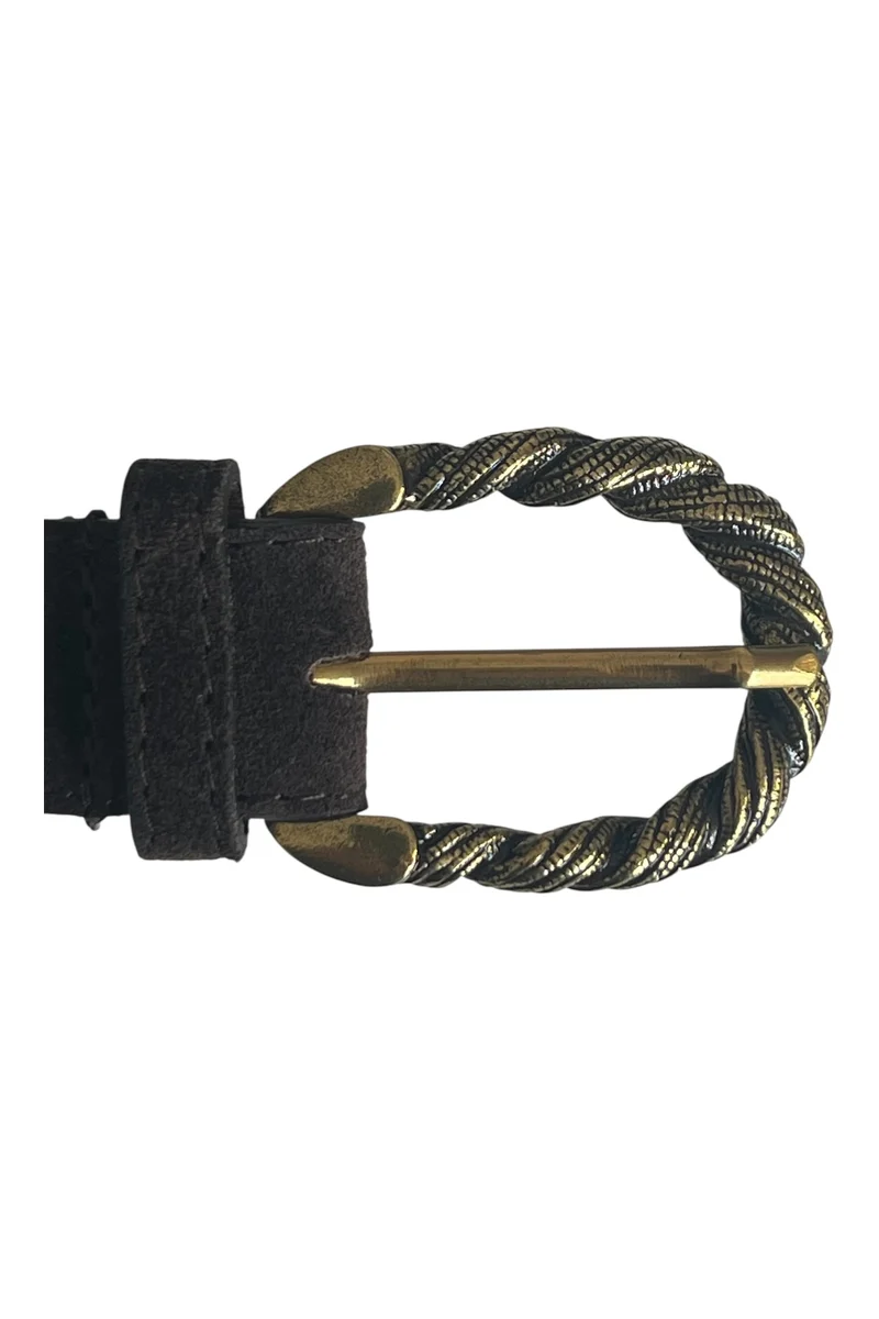 CEINTURE CUIR CHOCOLAT - 2170