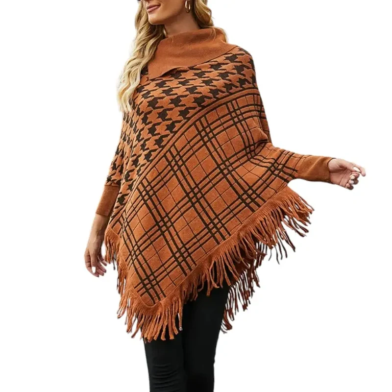 Poncho De Femme Tricot