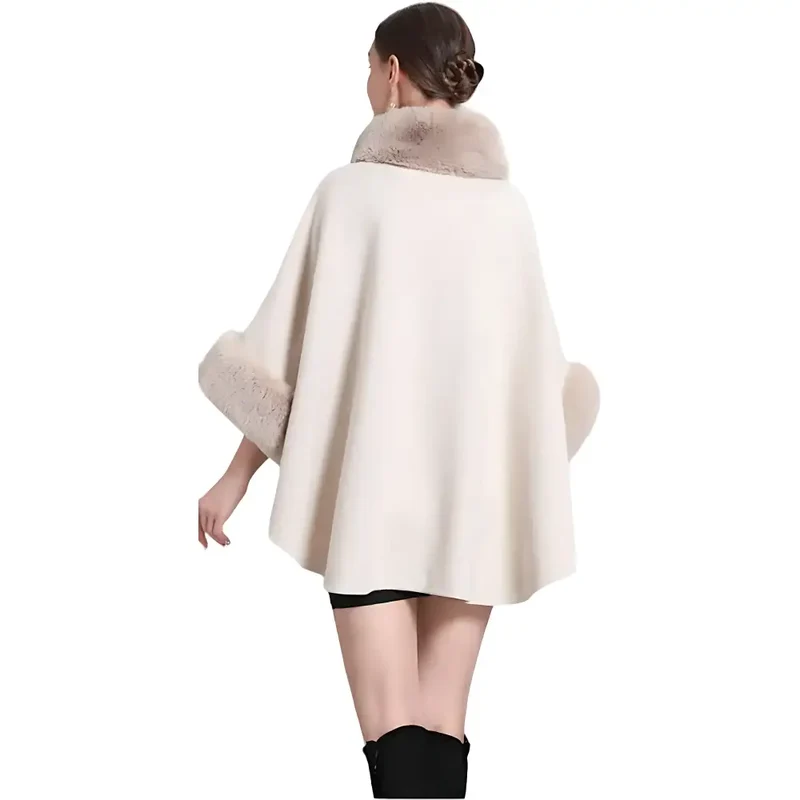 Poncho Doux Pour Femme
