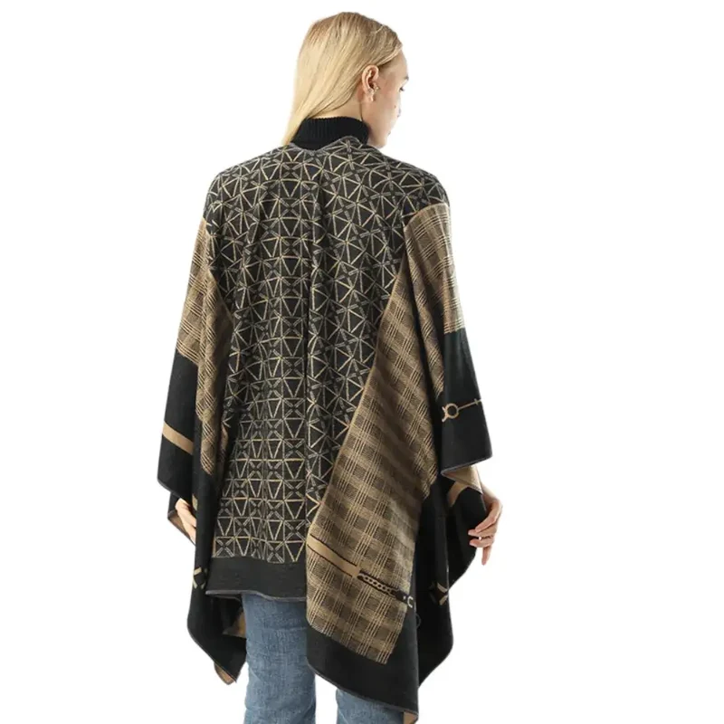 Poncho En Cachemire