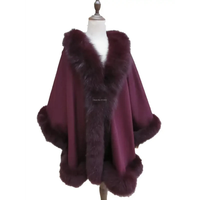 Poncho Femme Luxe
