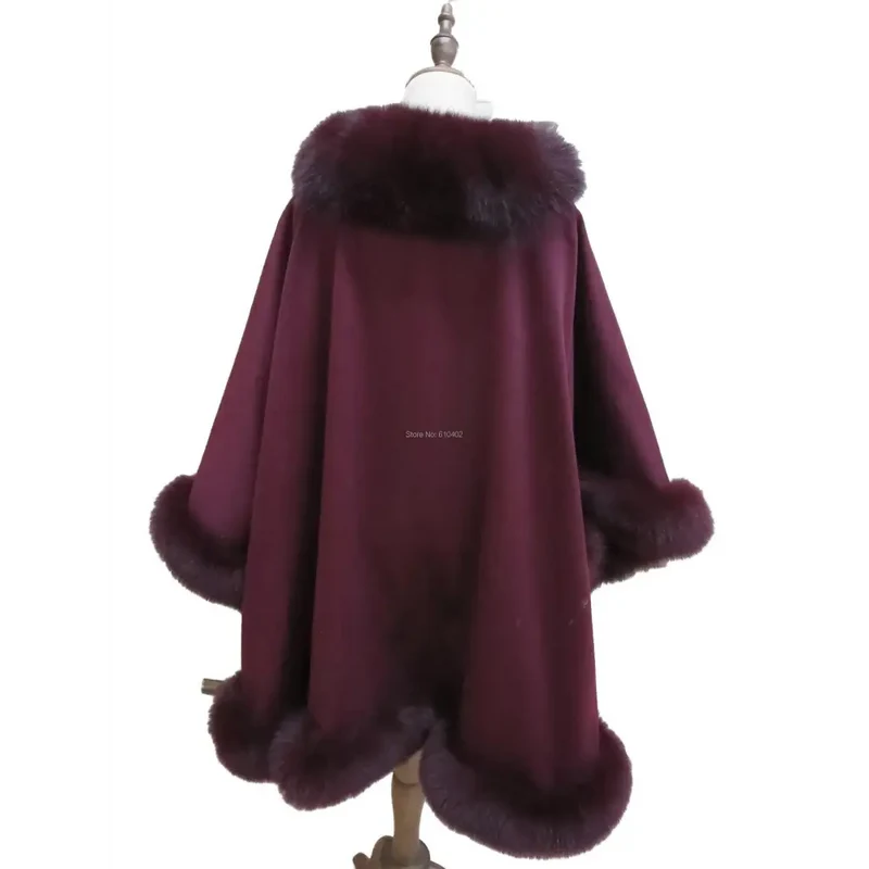 Poncho Femme Luxe