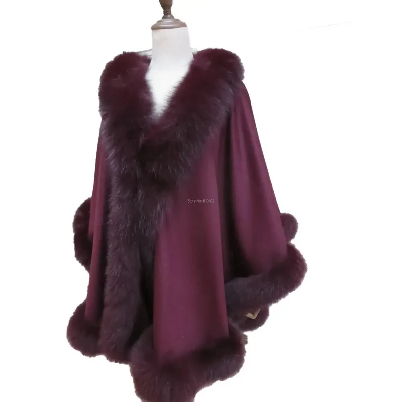 Poncho Femme Luxe