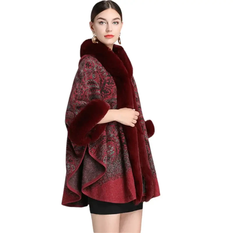 Poncho Ouvert Femme