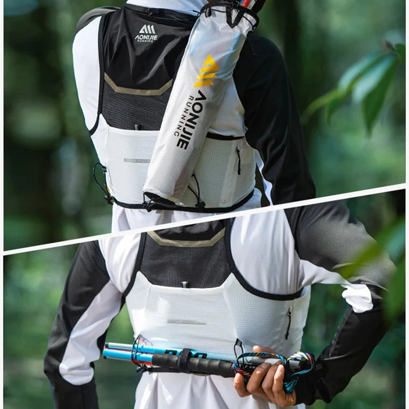 Gilet d'hydratation léger 5L pour le trail, la randonnée et le cyclisme "AONIJIE - C9100"