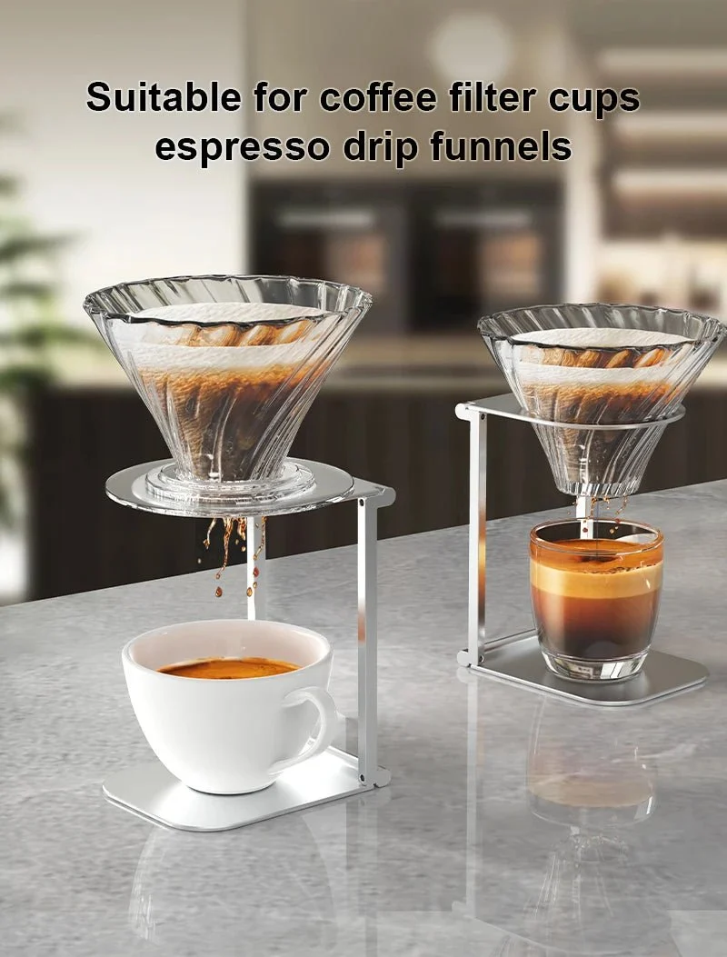 Support pliable en alliage d'aluminium pour machine à expresso électrique portable "DENOKIN"