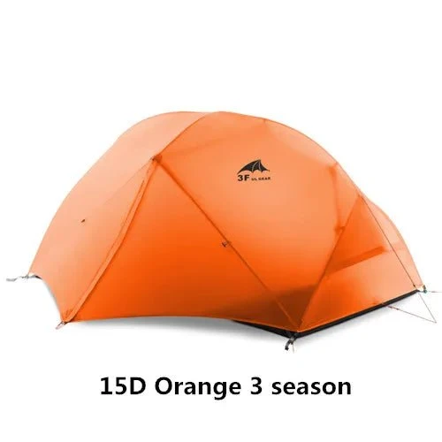 Tente de bivouac / camping double-parois autoportante en nylon ultraléger 15D enduit de silicone "3F UL Gear - Floating Cloud"